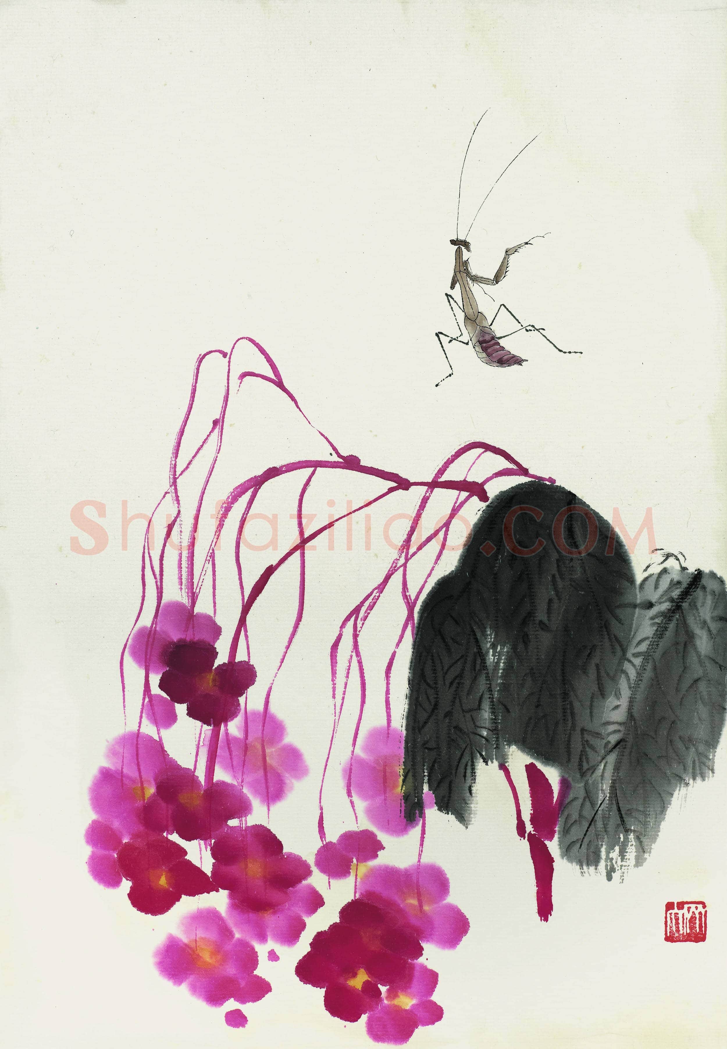 齐白石 国画作品精选-355