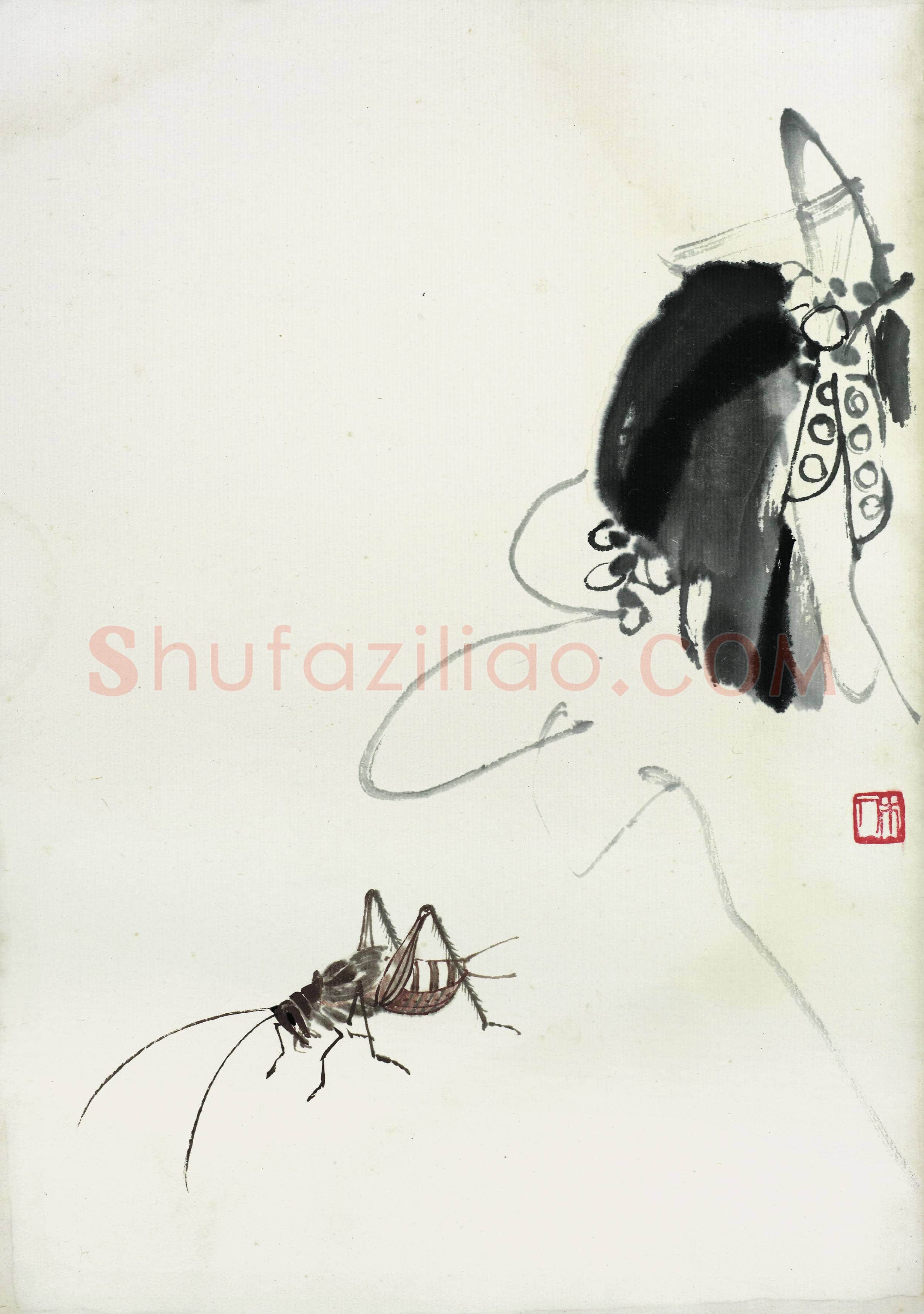 齐白石 国画作品精选-386