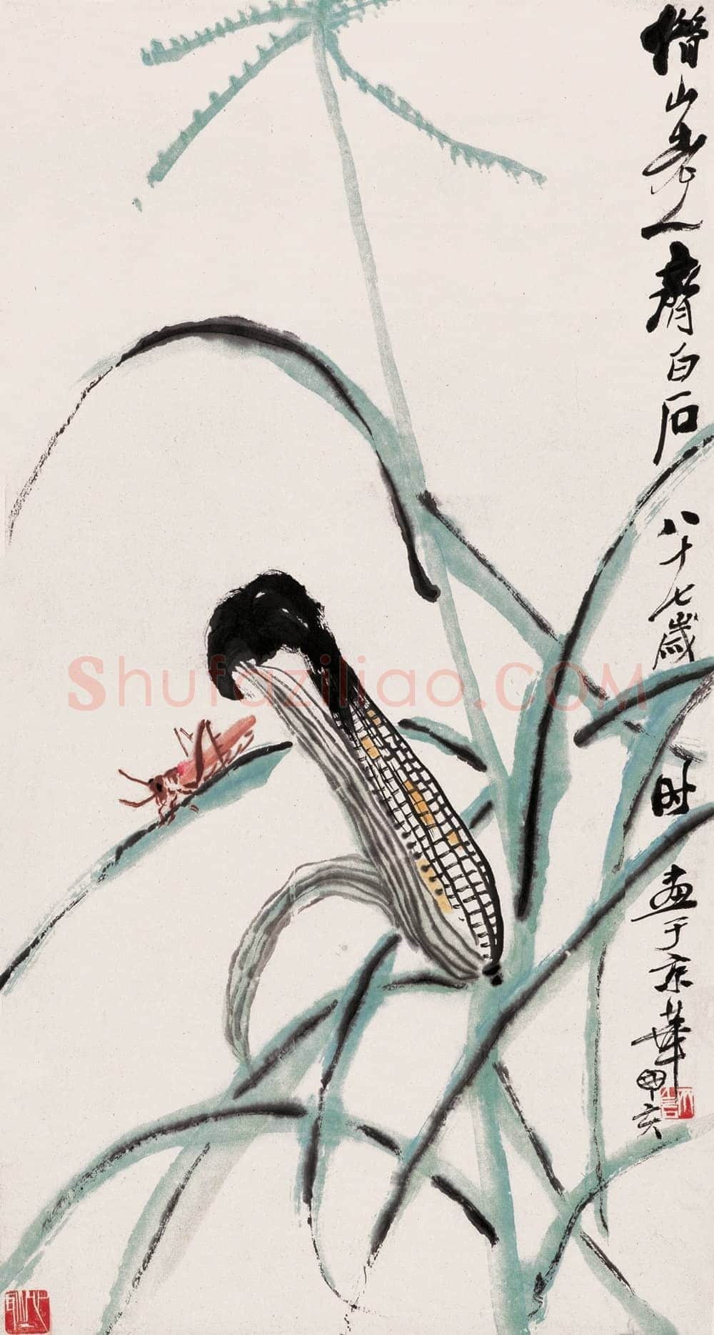 齐白石 国画作品精选-447
