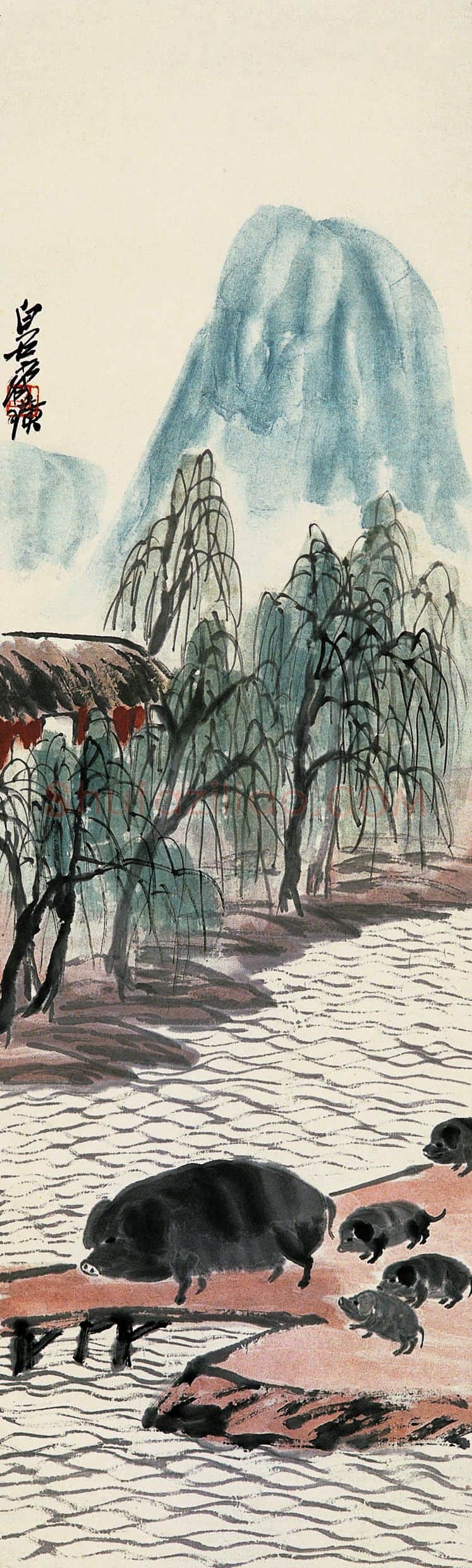 齐白石 国画作品精选-526
