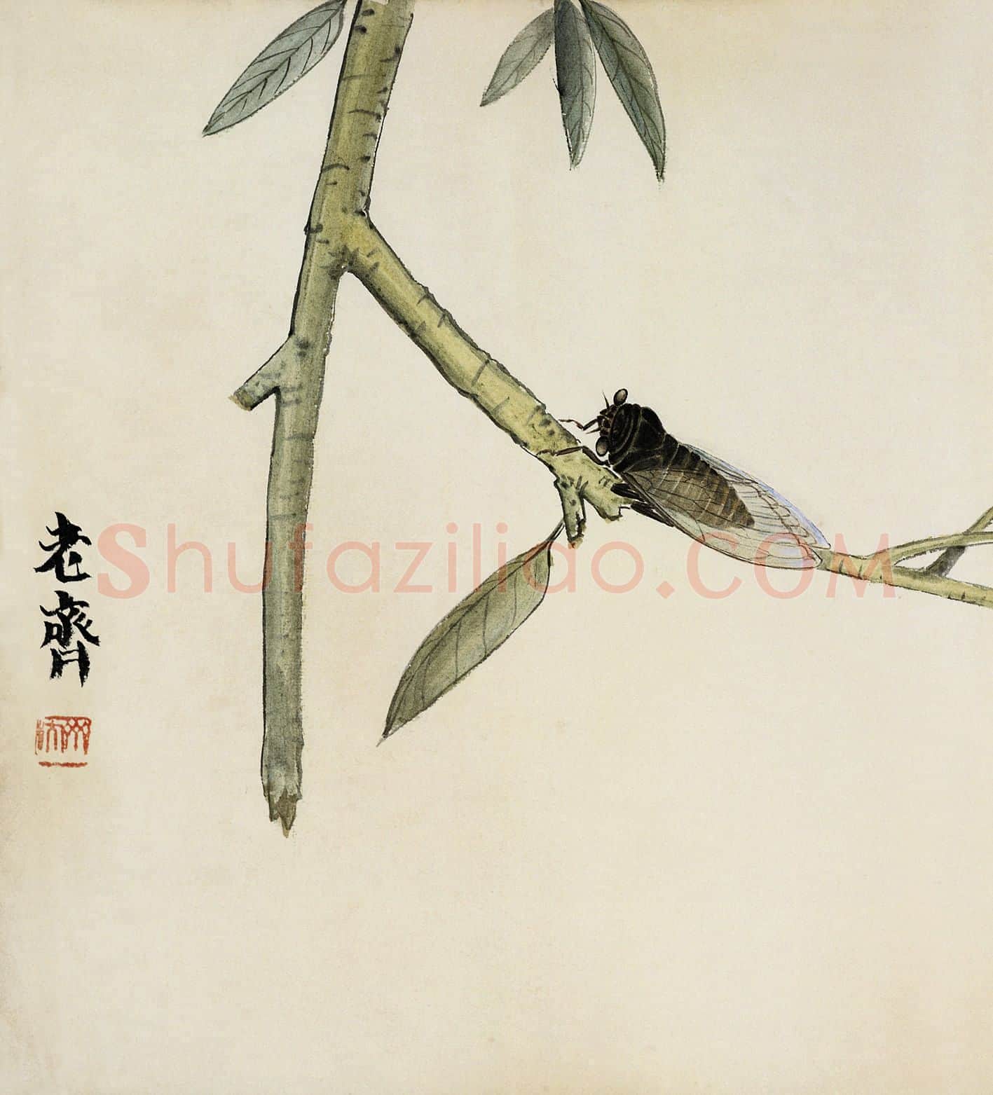 齐白石 国画作品精选-556