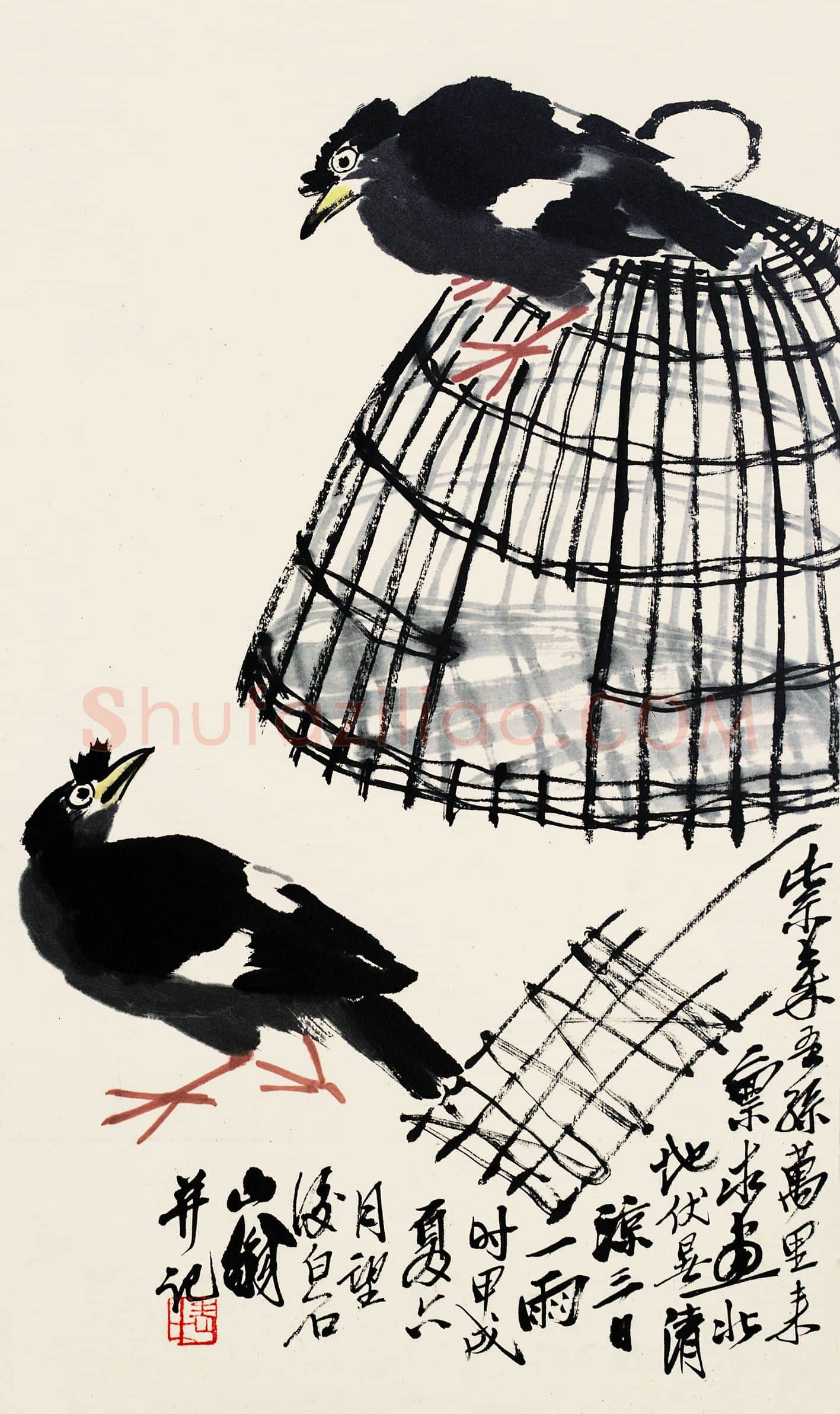 齐白石 国画作品精选-594