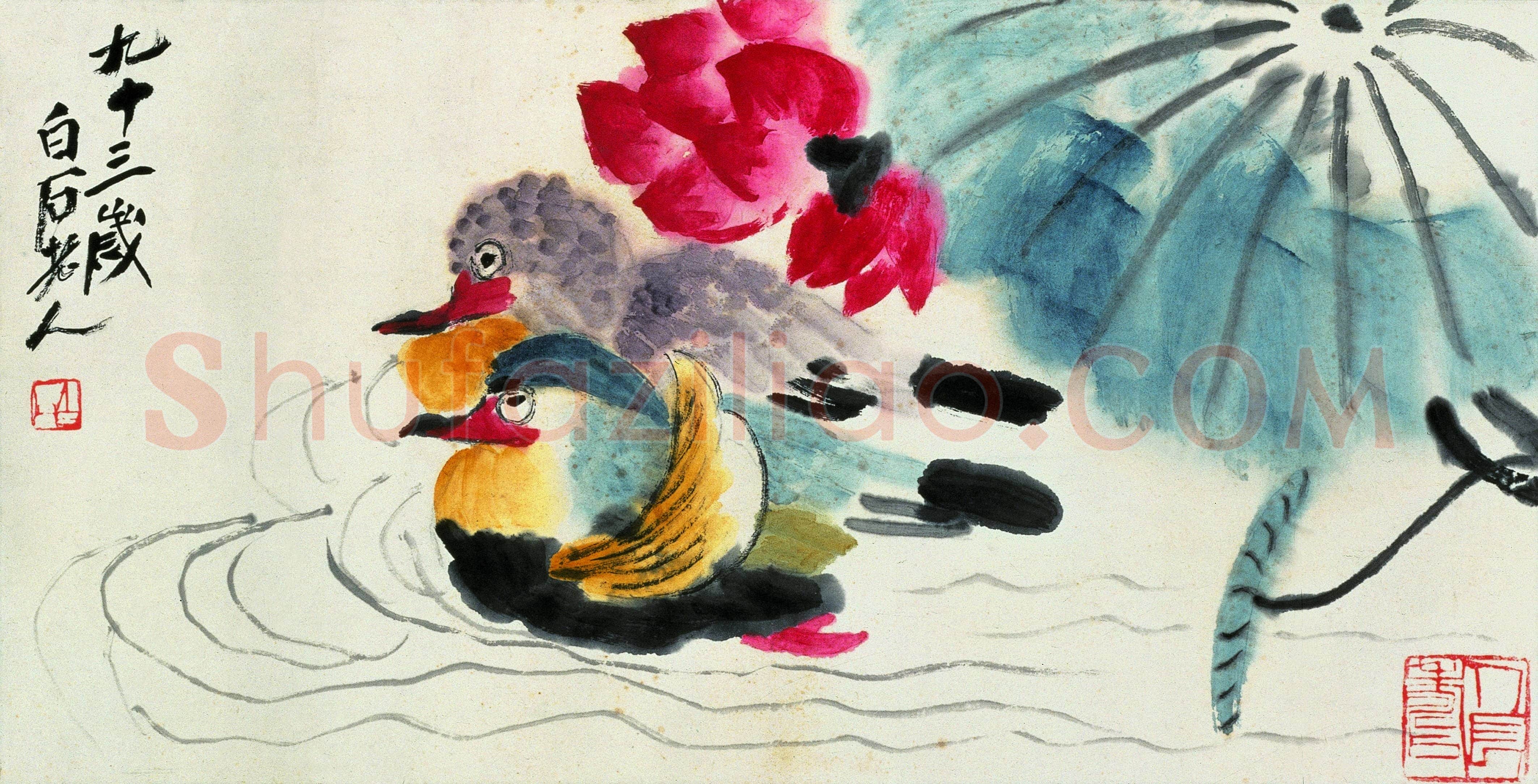 齐白石 国画作品精选-600