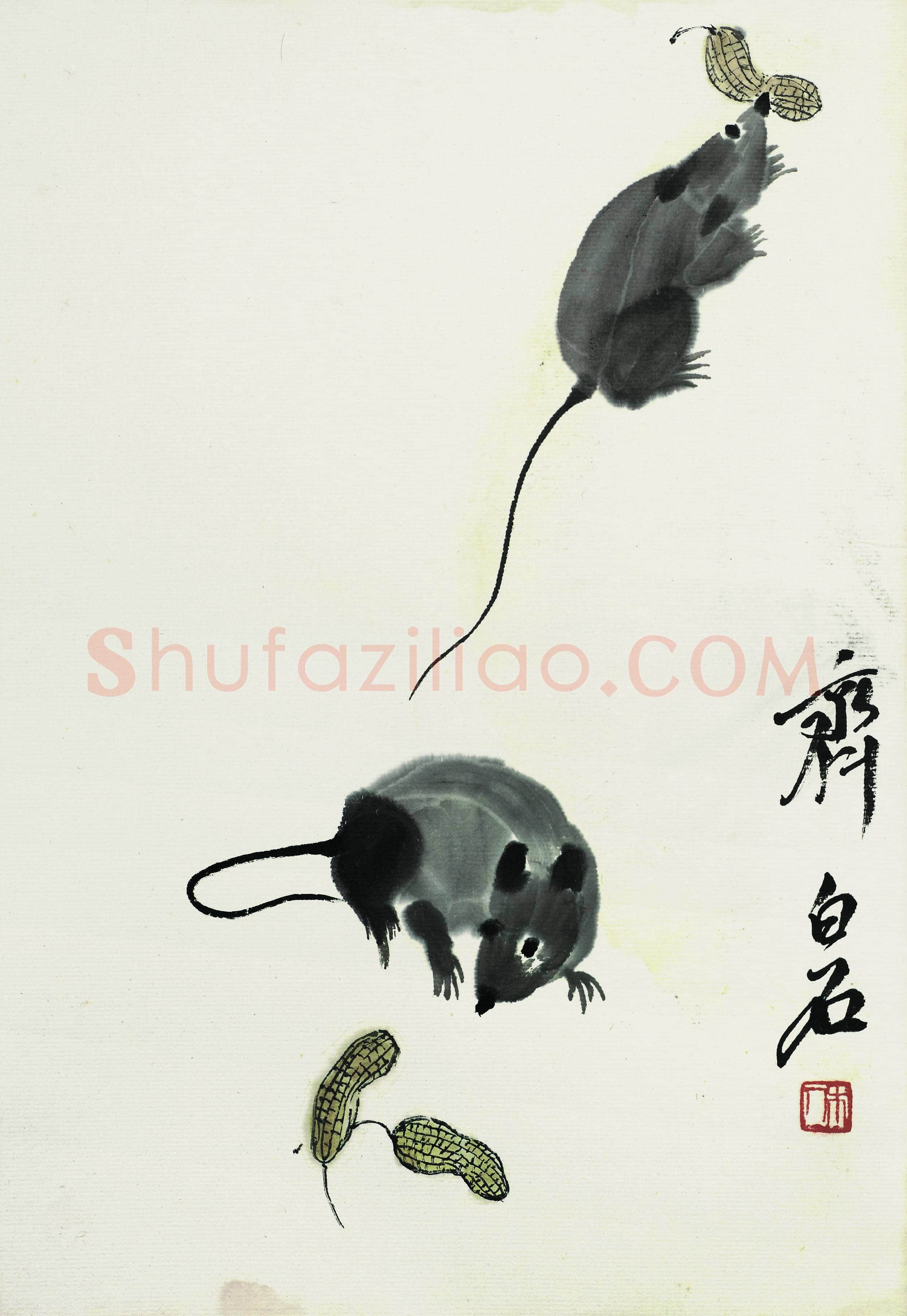 齐白石 国画作品精选-686