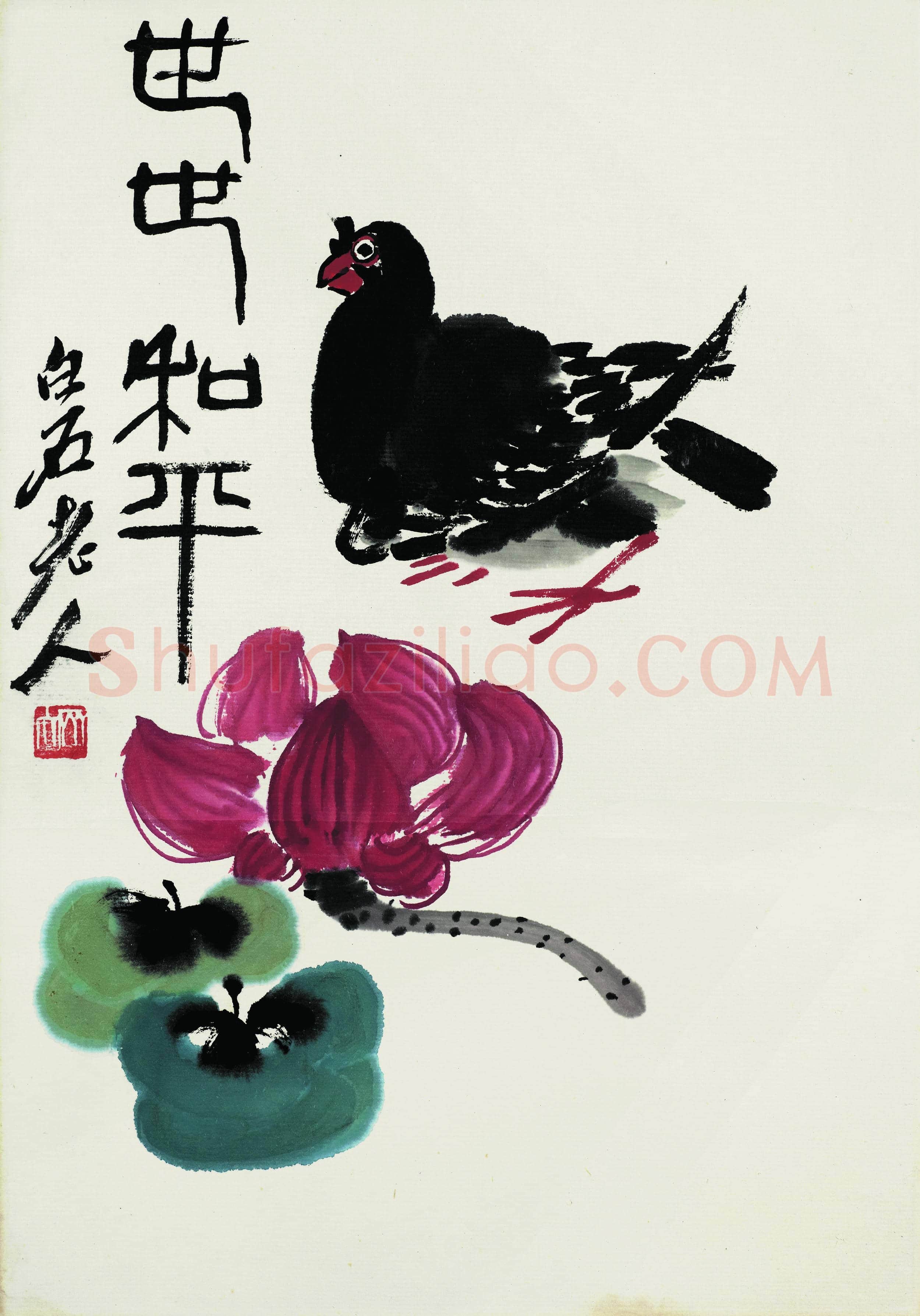 齐白石 国画作品精选-738
