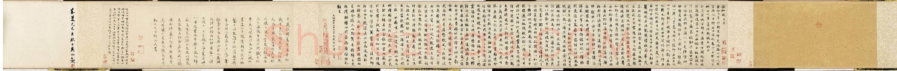 元 赵孟頫 洛神赋 纸本 29.5x192 北京故宫博物馆