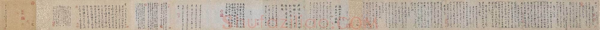 北宋 蔡襄 行书 自书诗卷(全卷)纸本 北京故宫博物馆