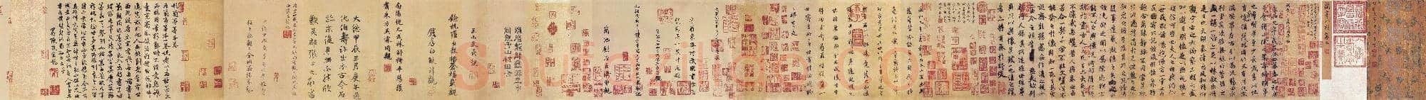 唐代 褚遂良 摹《褚摹兰亭序》长卷 纸本 行书 北京故宫博物院藏