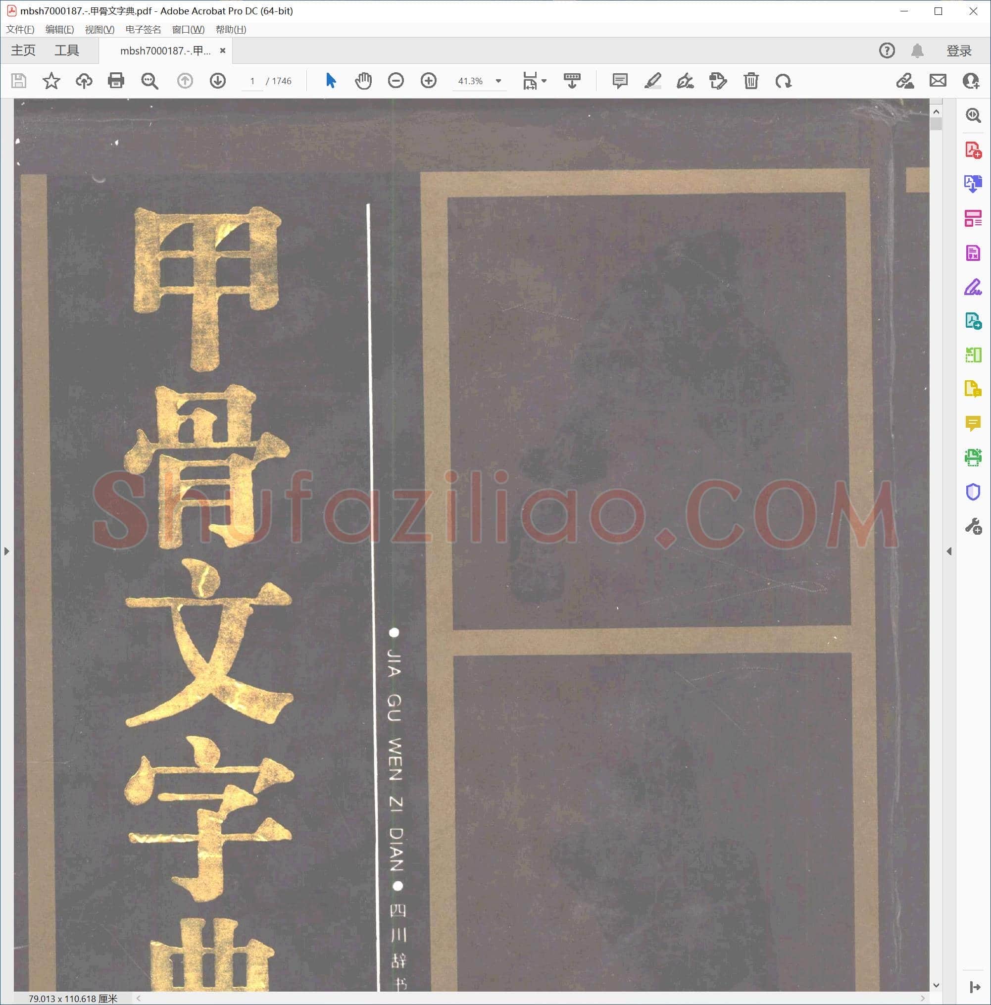 甲骨文字典