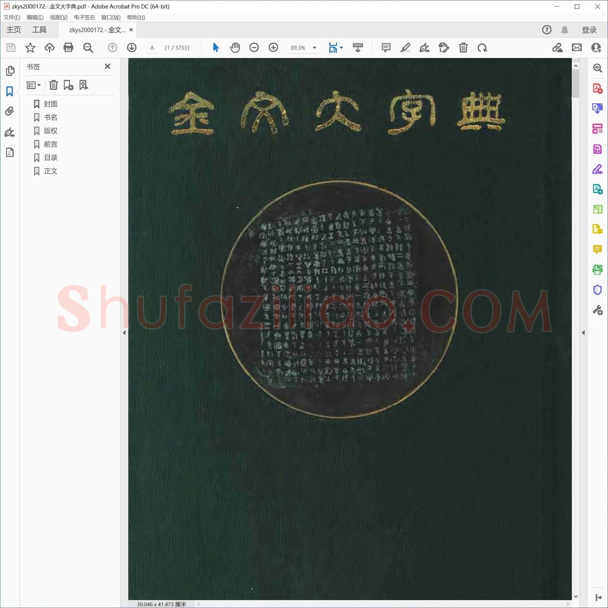 金文大字典
