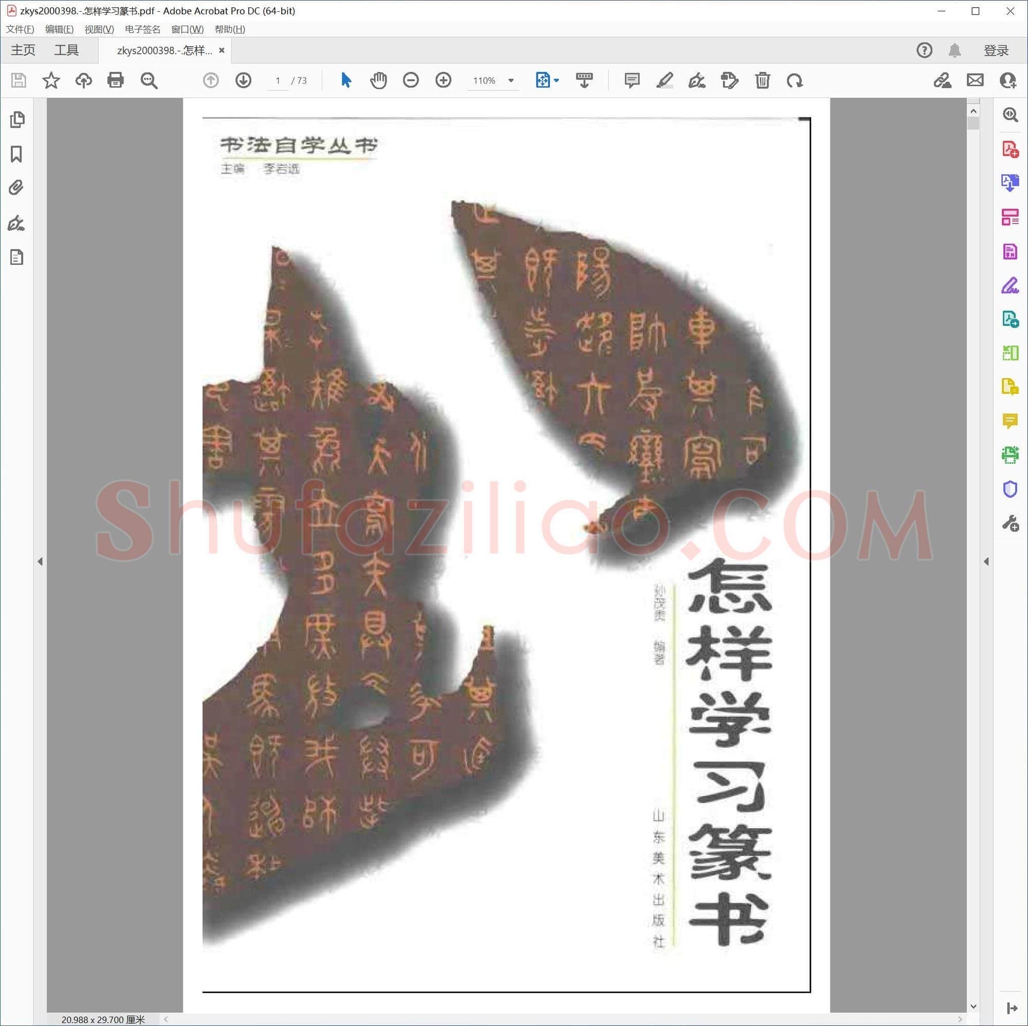 怎样学习篆书