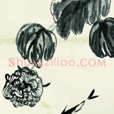 近现代齐白石国画《鱼虾册页-21.TIF》高清大图资源下载