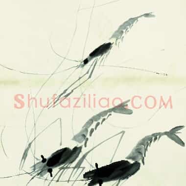 近现代齐白石国画《鱼虾册页-31.TIF》高清大图资源下载