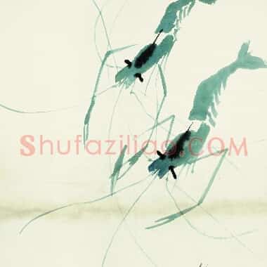 近现代齐白石国画《鱼虾册页-35.TIF》高清大图资源下载