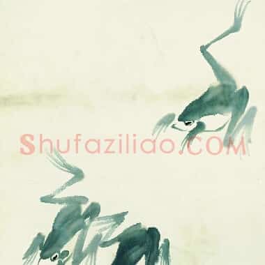 近现代齐白石国画《鱼虾册页-42.TIF》高清大图资源下载