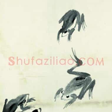 近现代齐白石国画《鱼虾册页-77.TIF》高清大图资源下载