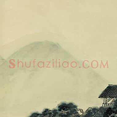近现代齐白石国画山水作品《借山图册-20.TIF》高清大图资源下载