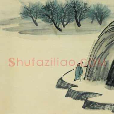近现代齐白石国画山水作品《借山图册-22.TIF》高清大图资源下载