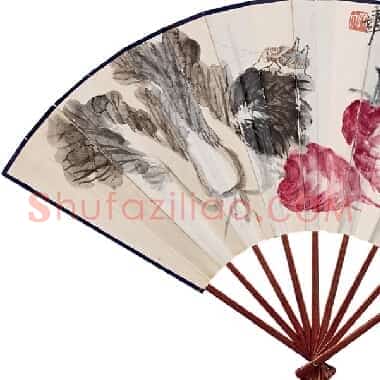 近现代齐白石国画花鸟扇面作品《扇面 正面-07.TIF》高清大图资源下载