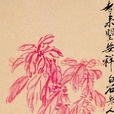 近现代齐白石国画《二鸟.TIF》高清大图资源下载