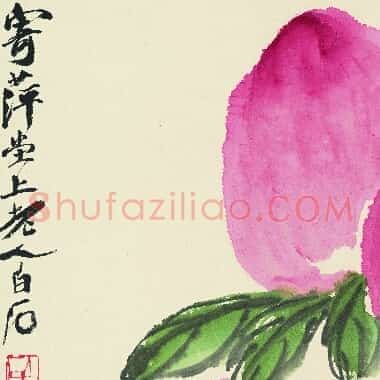 近现代齐白石国画《花卉册页.TIF》高清大图资源下载