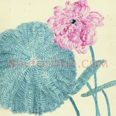 近现代齐白石国画《一花一枼得真知.TIF》高清大图资源下载