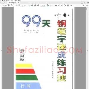 王宝心 99天钢笔字速成练习法 行书.pdf