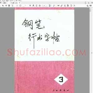 顾家麟 钢笔行书字帖3 上海书画出版社.pdf