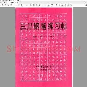 三川钢笔练习贴 楷书(李洪川 李浩川 李泽川).pdf