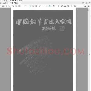 刘江 中国钢笔书法大字典 多体写法查询.pdf