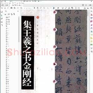 佛典书法 集王羲之书金刚经 上海书画出版社