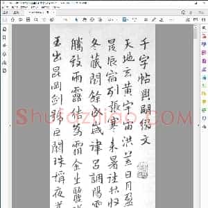明 朱耷八大山人 行书千字文