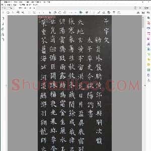唐 欧阳询 小楷千字文