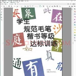 学生规范毛笔楷书等级达标训练