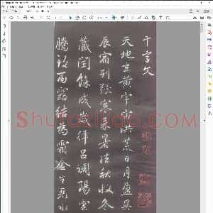 元 赵子昂 行书 千字文 版本2