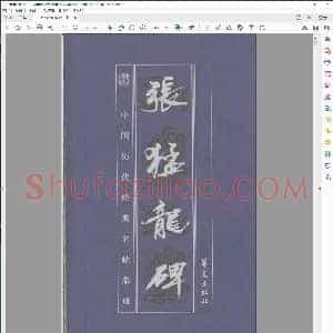 中国历代经典名贴集成 张猛龙碑