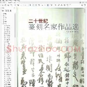 二十世纪篆刻名家作品选.pdf