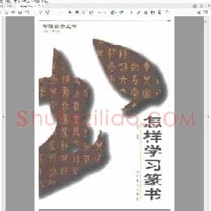 怎样学习篆书.pdf