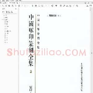 中国玺印篆刻全集 2 玺印 下.pdf